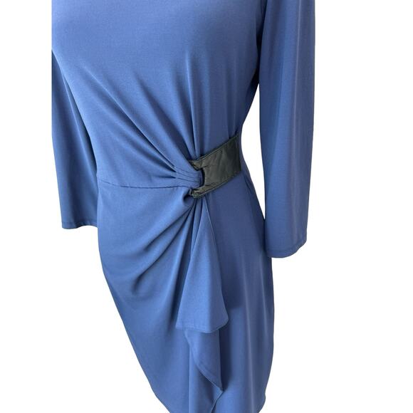 IRIS SETLAKWE Dress Womens Medium Navy Blue Career Modern Classic Minimalist - Picture 6 of 11